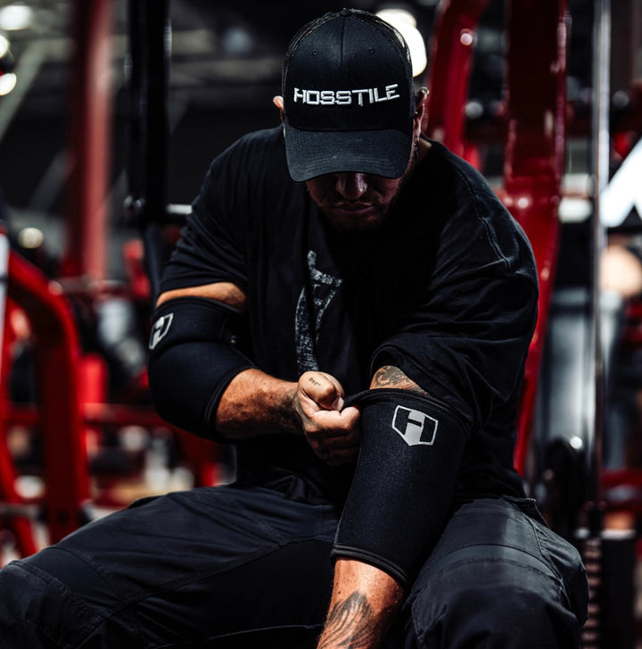 Neoprene Elbow Sleeves Black/Gray
