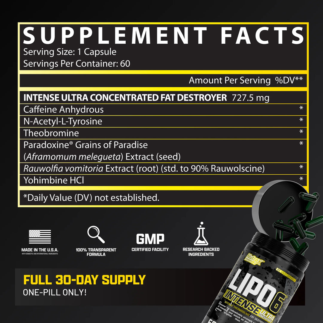 Lipo6 Black Intense 60 caps