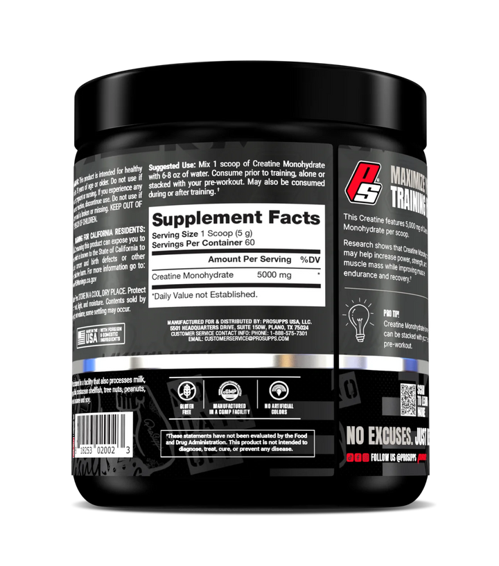 Prosupps Creatine Monohydrate 200 porciones