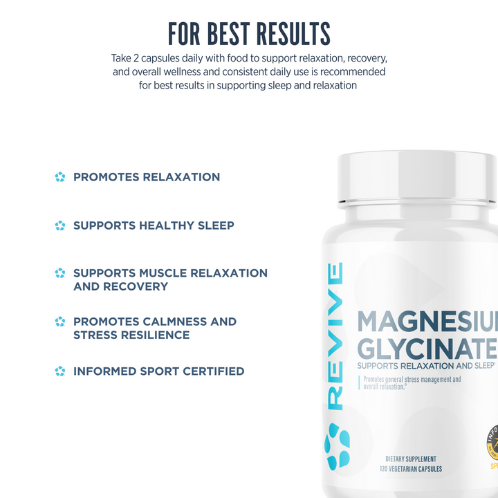 Revive Magnesium Glycinate 120 caps