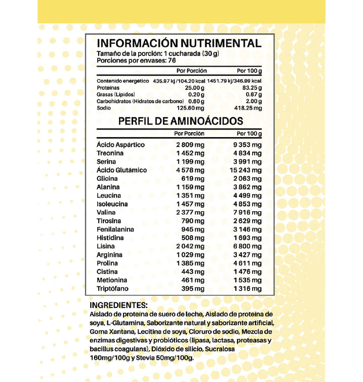 Iso Protein 5 lbs 76 porciones
