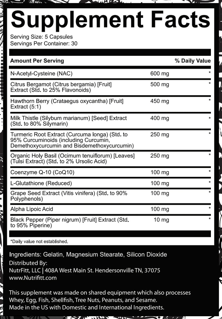REGENESIS - ADVANCED ORGAN SUPPORT 150 caps 30 porciones
