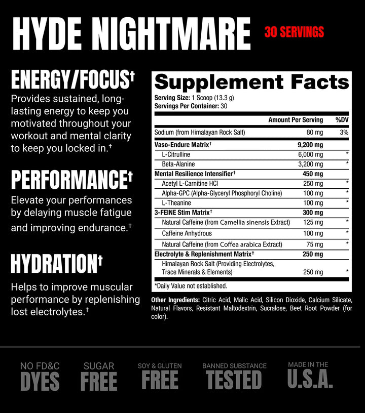 Mr. HYDE Nightmare 30 porciones