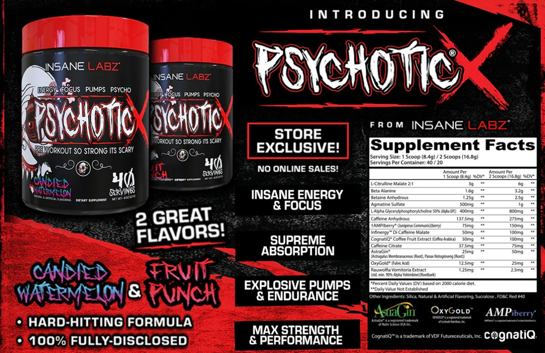 Psychotic X 40/20 Porciones