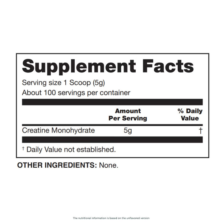 Impact Creatine Monohydrate Powder 5g 200 porciones