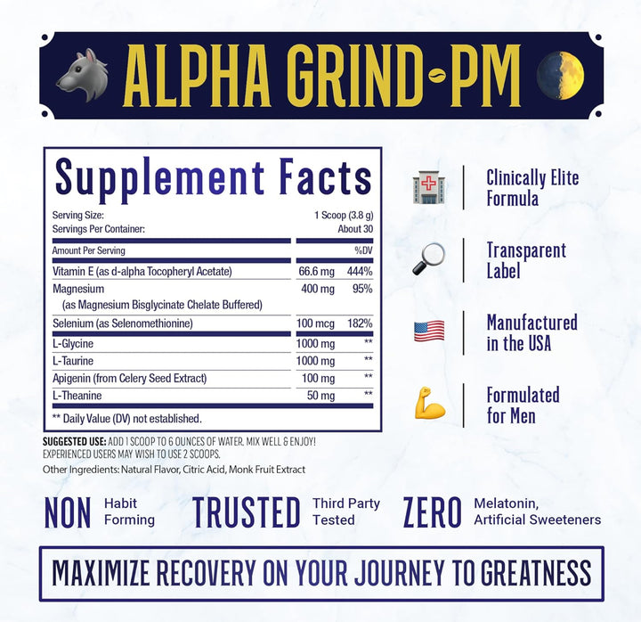 Alpha Grind PM For Men 30 porciones