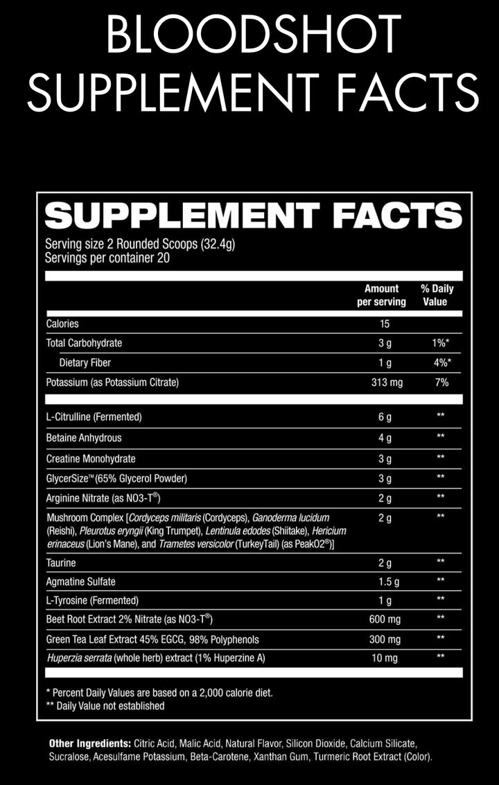 BloodShot NONSTIM Preworkout 40/20