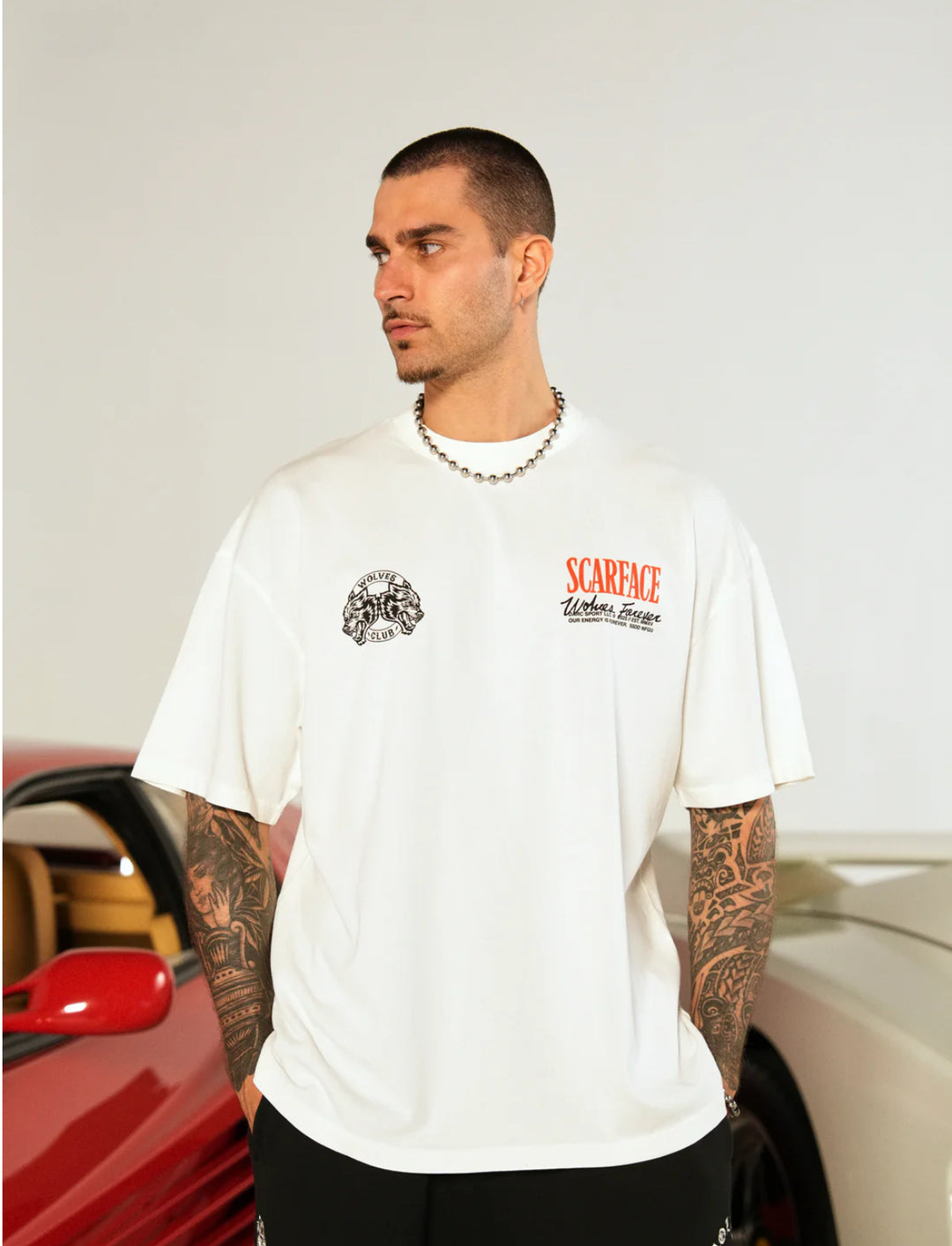 SAY HELLO "PREMIUM" OVERSIZED TEE
