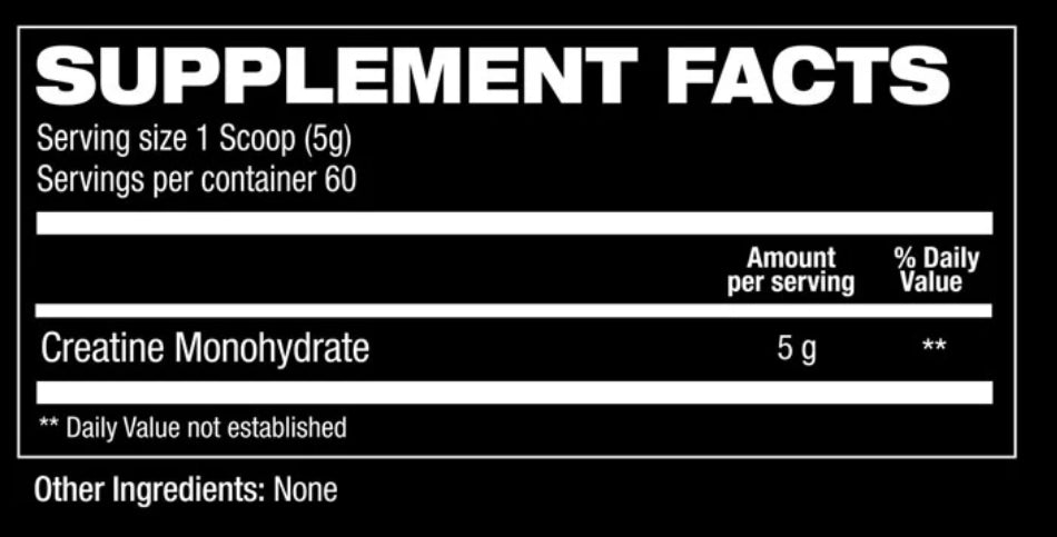 HOSSTILE Creatine 60 porciones