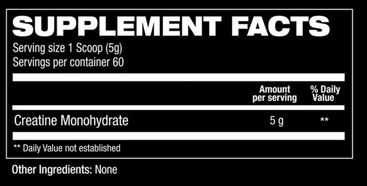 HOSSTILE Creatine 60 porciones