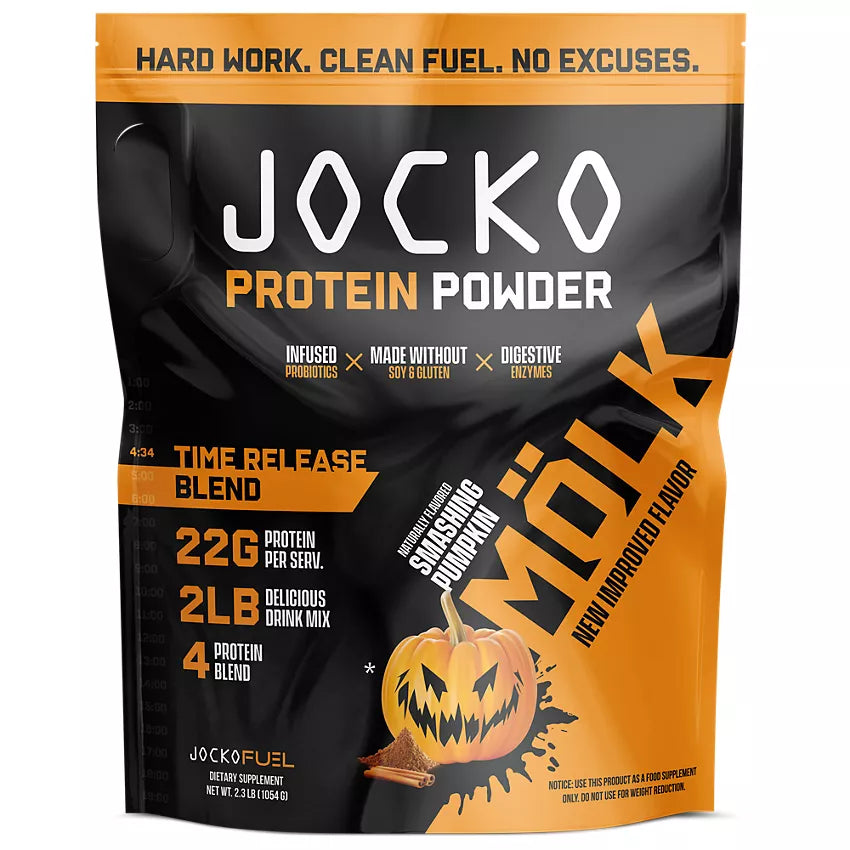 JOCKO FUEL Molk Protein with Infused Probiotics and Digestive Enzymes