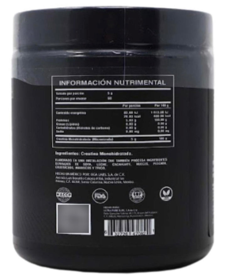 UP Creatina monohidratada 300gr 60 Porciones
