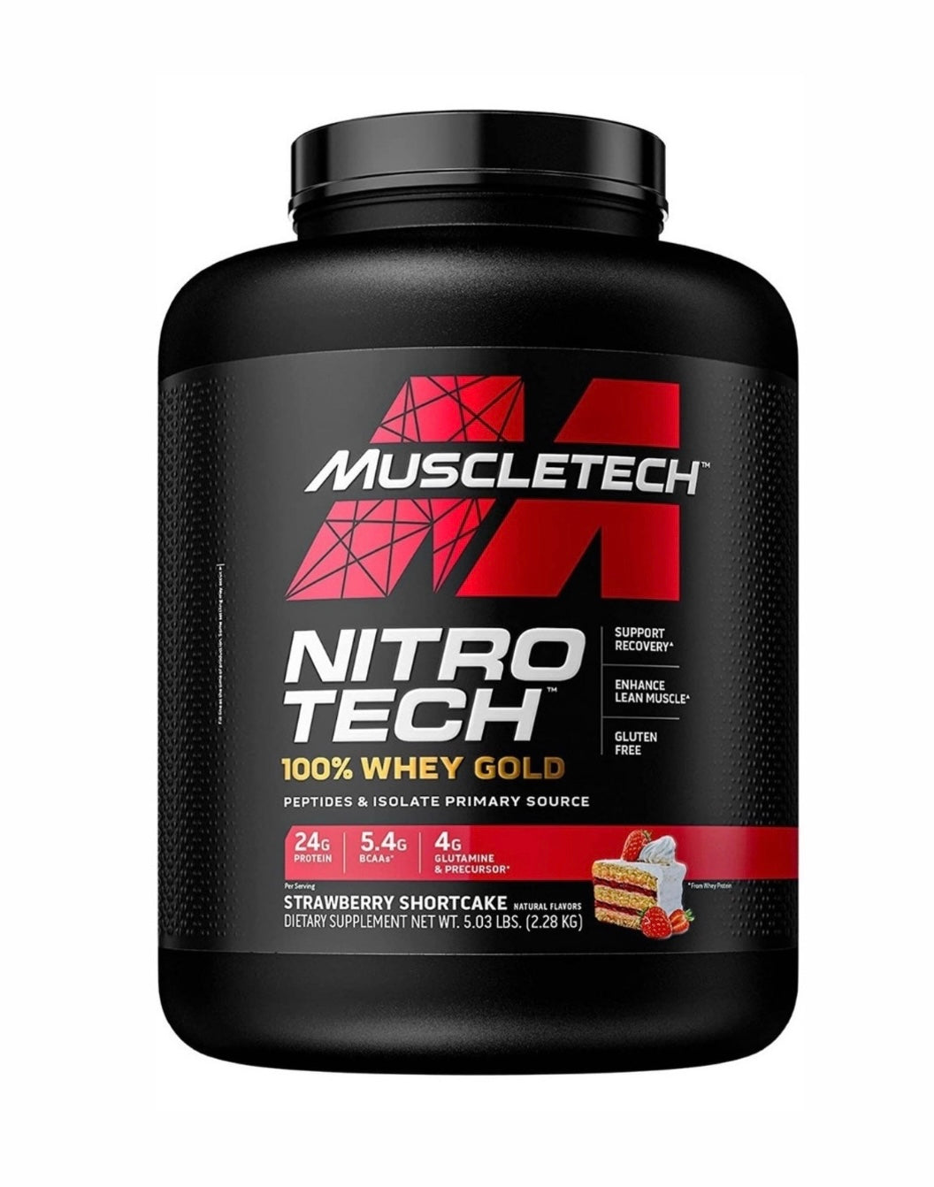 Nitro Tech Whey Gold 5 lbs 69 porciones