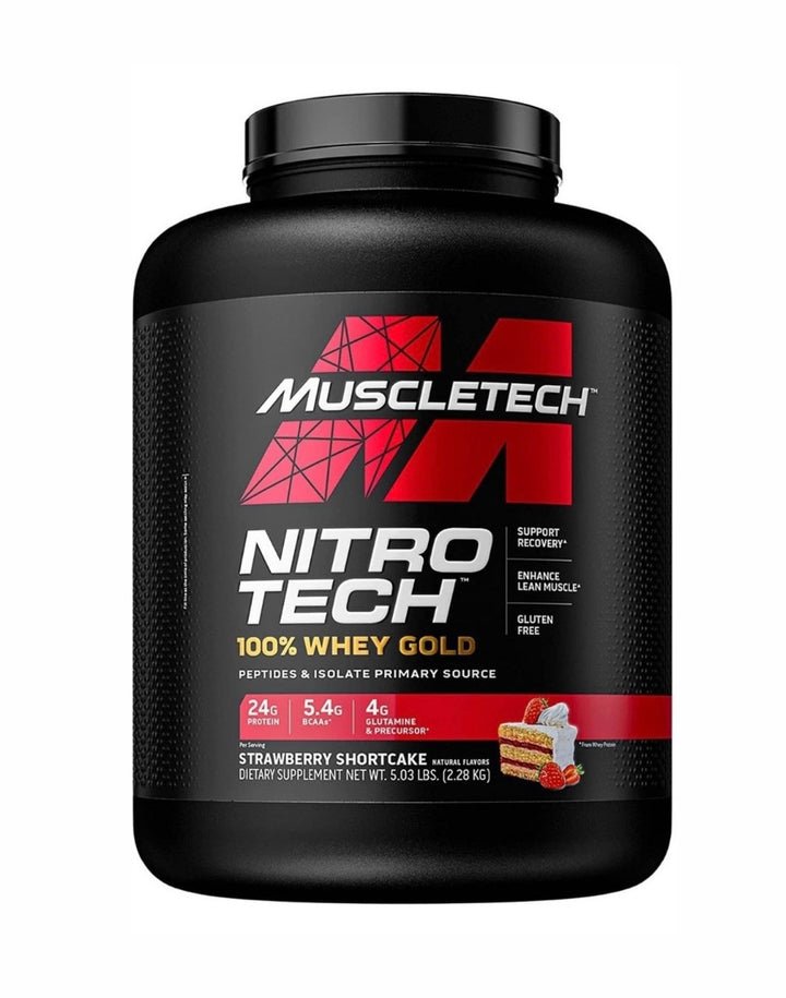 Nitro Tech Whey Gold 5 lbs 69 porciones