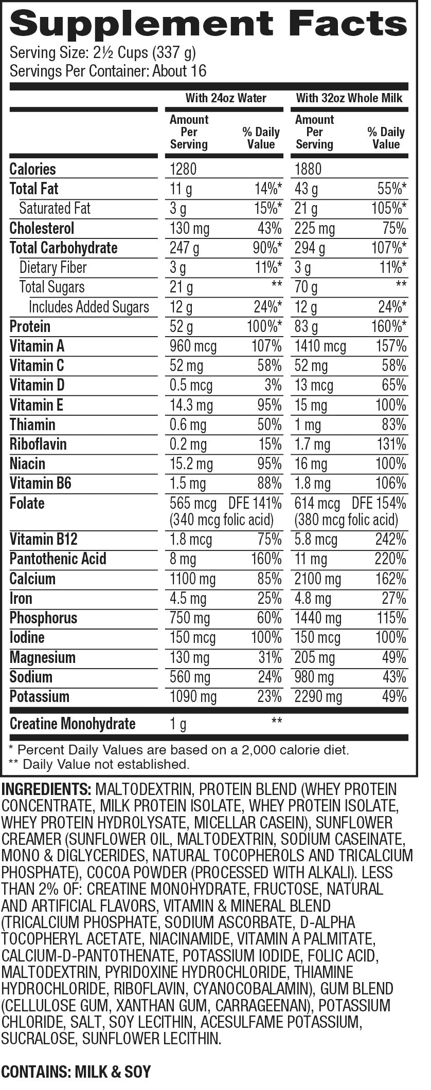 Super Mass Gainer 12 lbs