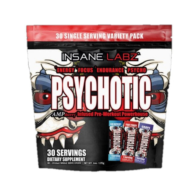 Psychotic 30 Single pack variety 3 sabores