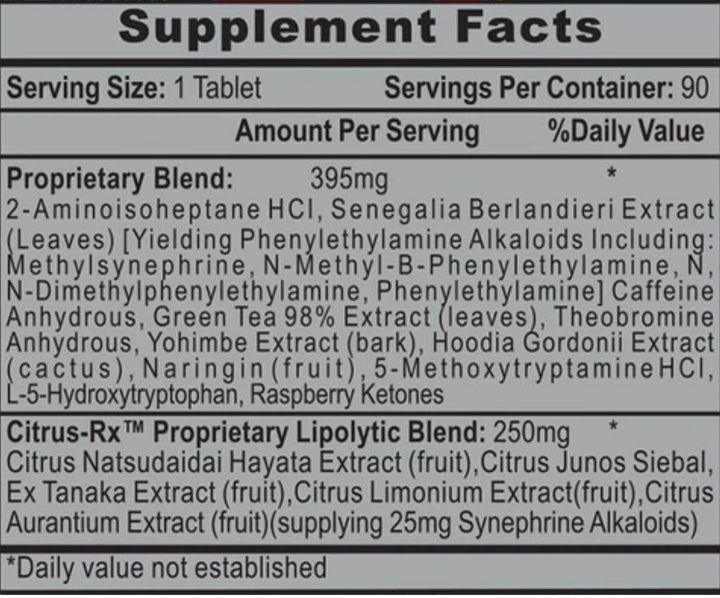 Lipodrene Xtreme 90 tabs