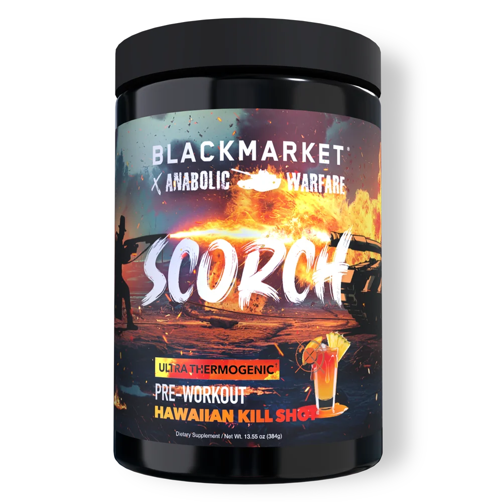 Blackmarket x Anabolic Warfare SCORCH Ultra Thermogenic Pre-workout 20 porciones