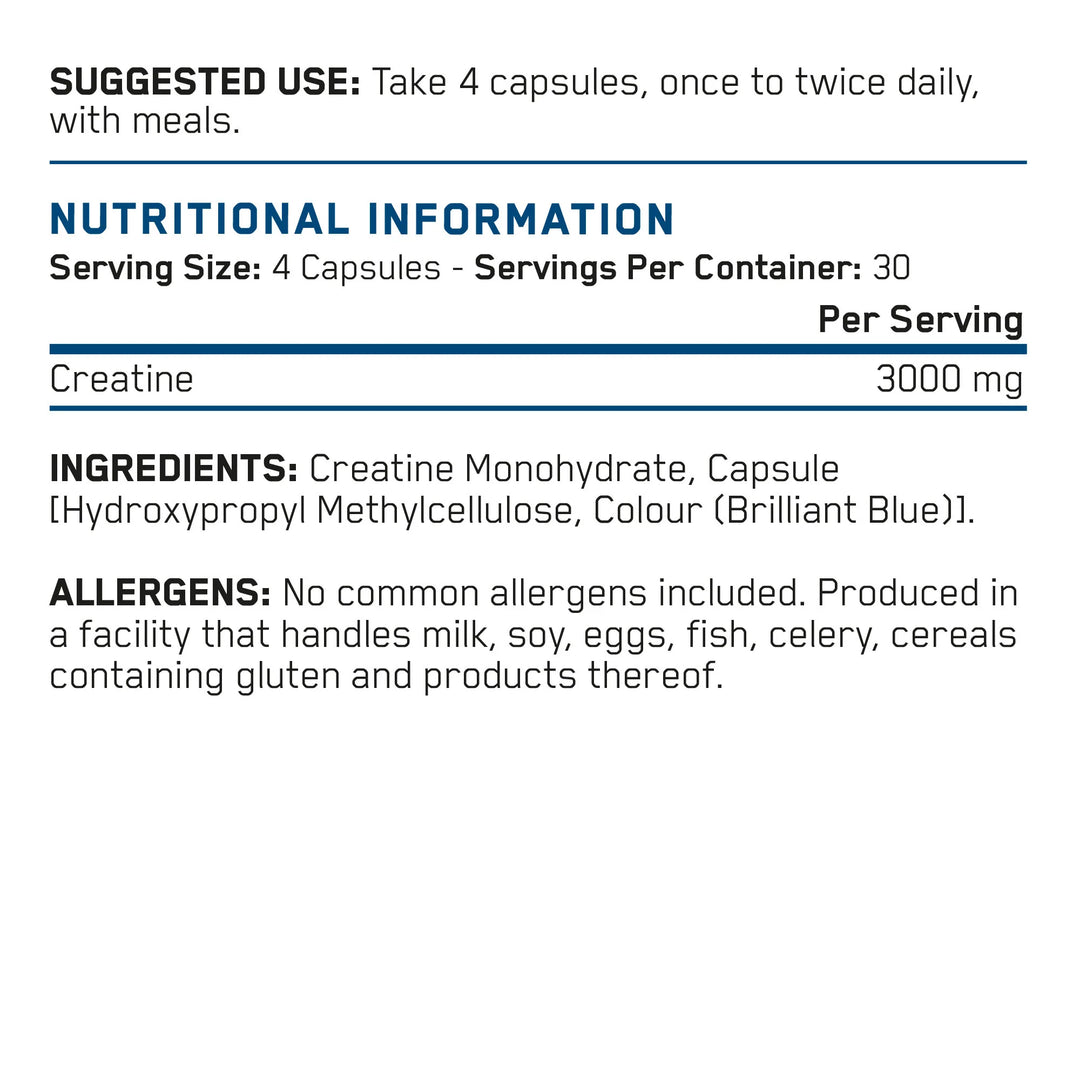 Creatina 3000 120 caps