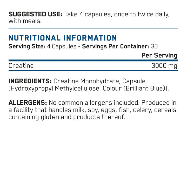 Creatina 3000 120 caps