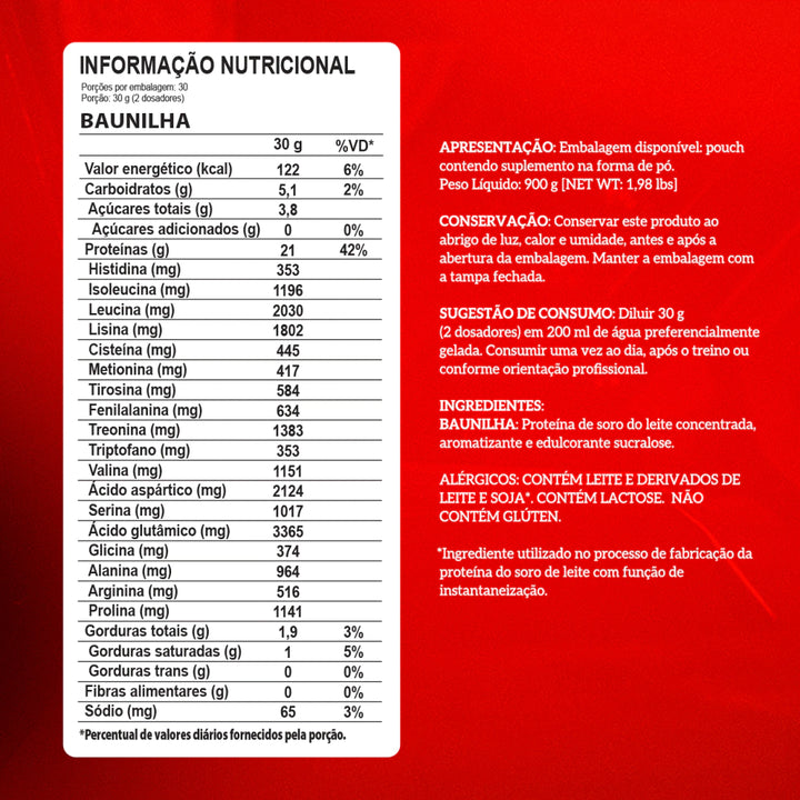 Integral medica Whey 100% Pure 900 gr 30 porciones