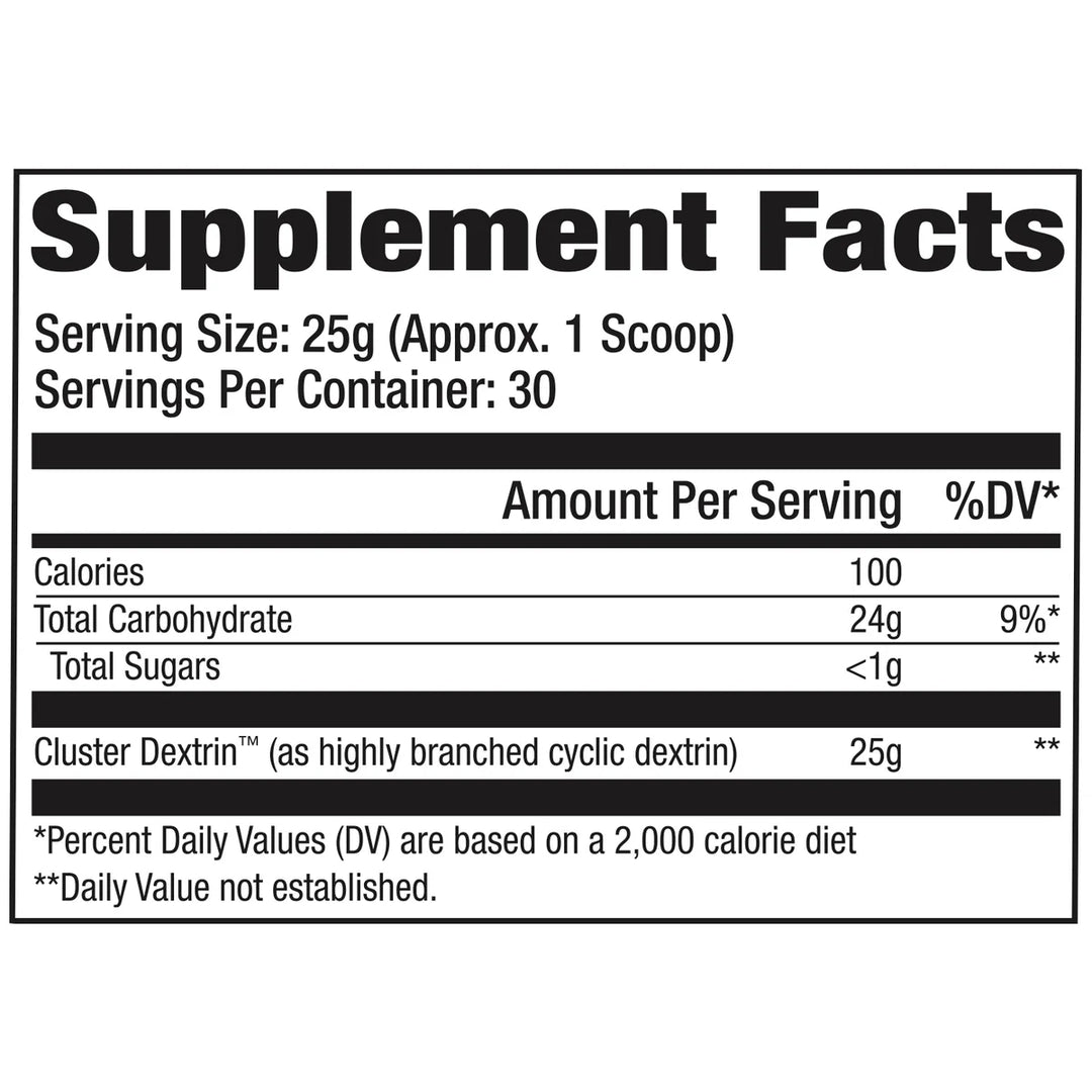 Cyclic Dextrin 30 porciones – Suplementos Mty