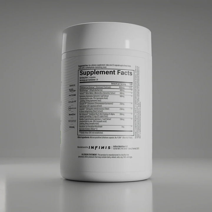 INFINIS GLUCOSE 84 caps