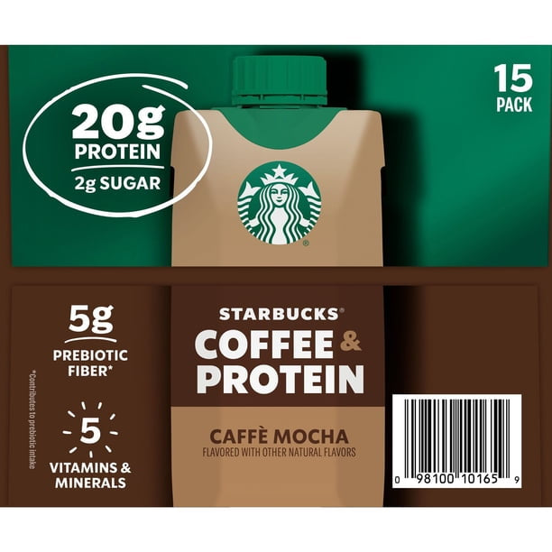 Starbucks Coffee & Protein Cafe Mocha Drink, 11 oz