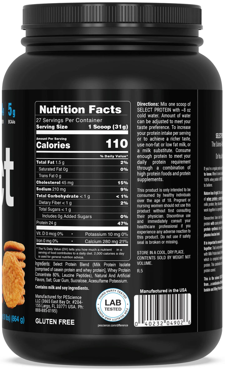 Select Protein Powder 2lbs 27 porciones