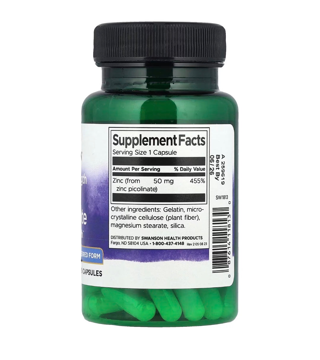 Picolinato de Zinc 50mg 60 caps