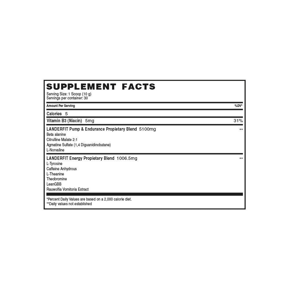 LanderFit MUSCLE PUMP 30 porciones