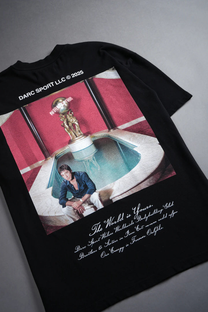TONY MONTANA "PREMIUM" OVERSIZED TEE IN BLACK