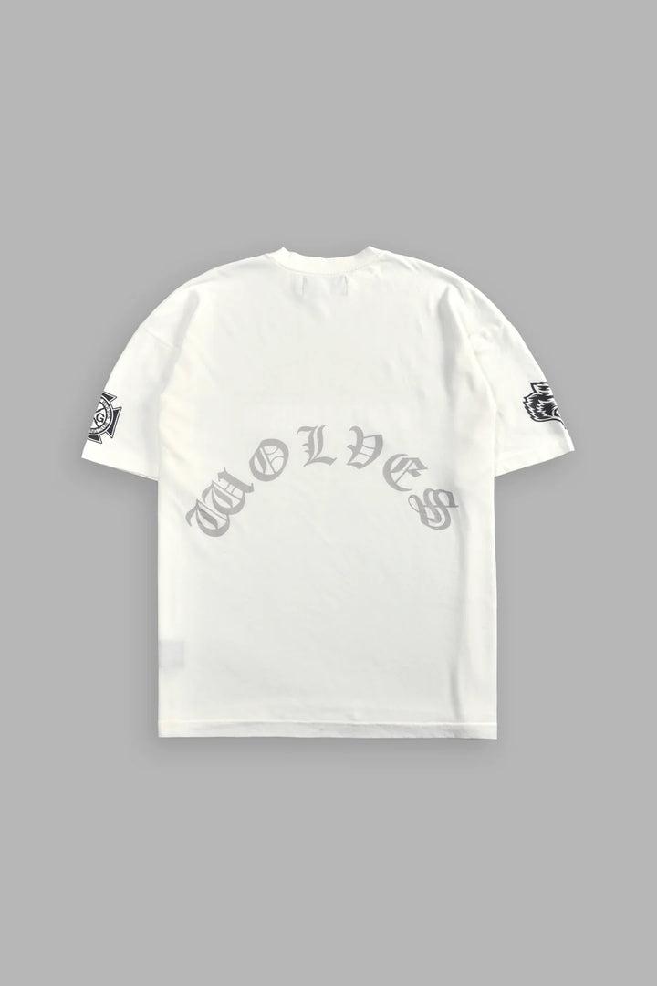 OUR CLUBS "PREMIUM" OVERSIZED TEE IN CREAM
