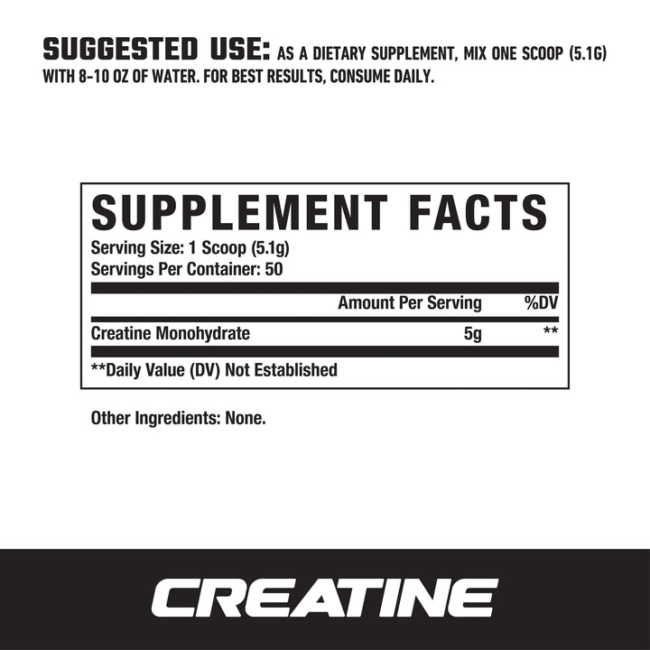 CREATINE // STRENGTH & MUSCLE GROWTH 50 porciones