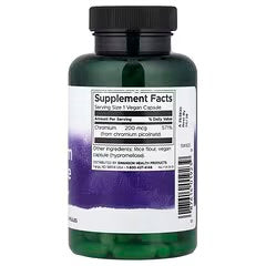 Picolinato de cromo, 200 mcg 200 caps