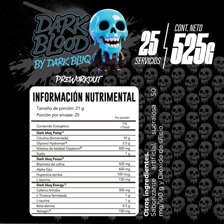 Dark Blood Pre-entreno 25 porciones