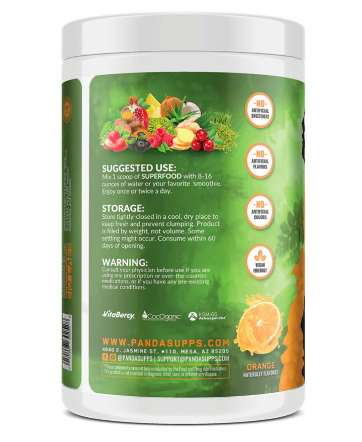 SUPERFOOD (Greens, Reds & Golds) (Tropical Orange) 30 porciones