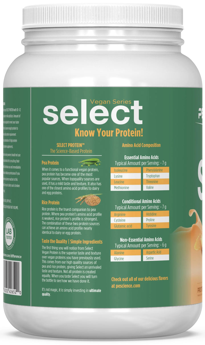 Select Vegan Protein (837g) 27 porciones