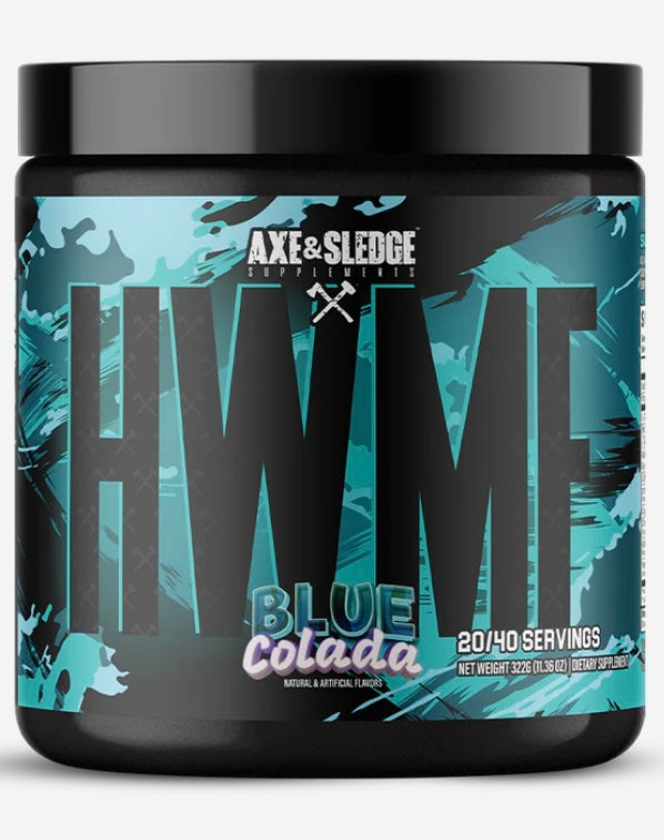 Axe & SLEDGE HWMF // HIGH STIM PRE-WORKOUT 40/20 porciones