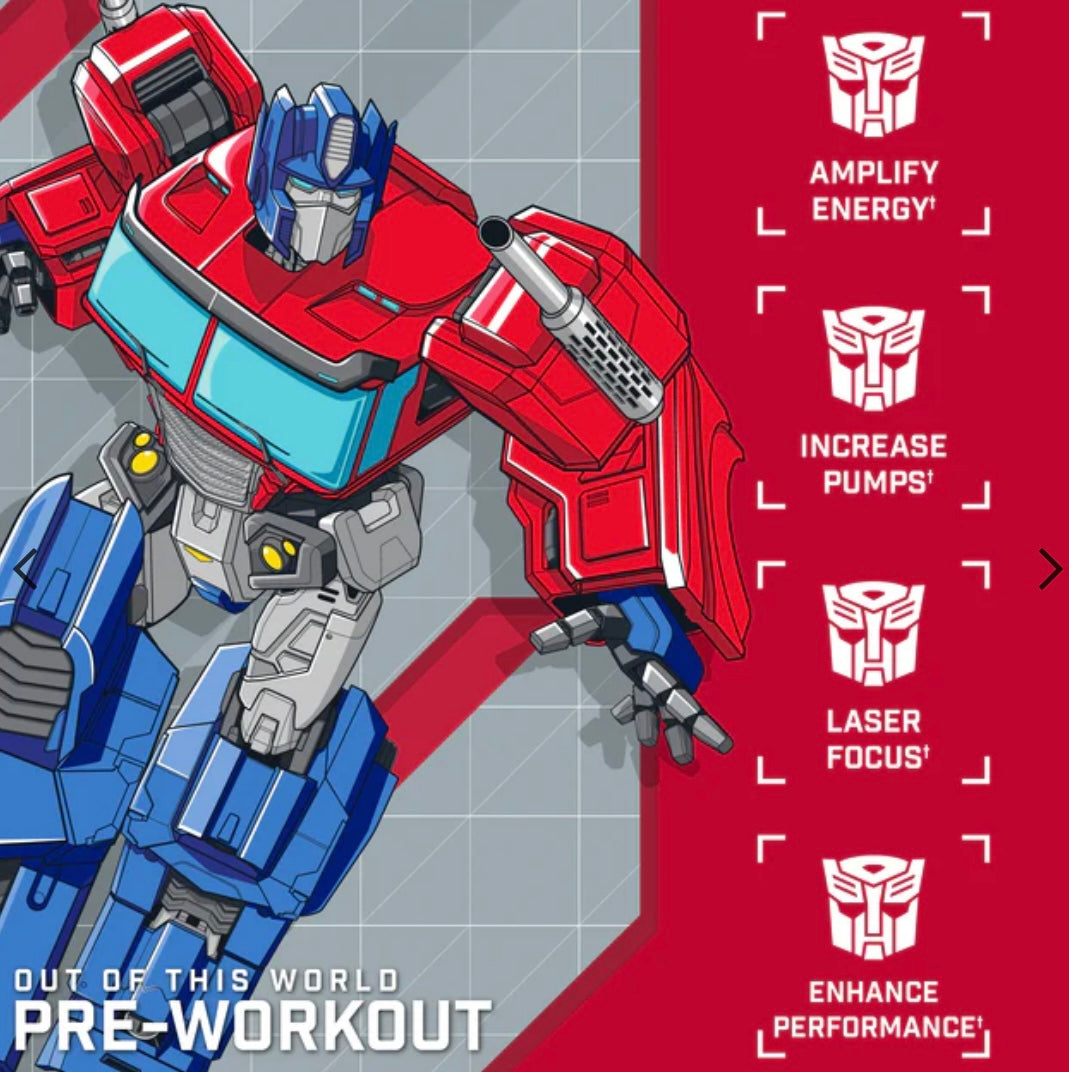 TRANSFORMERS® ENERGON - PRE-WORKOUT 20 porciones