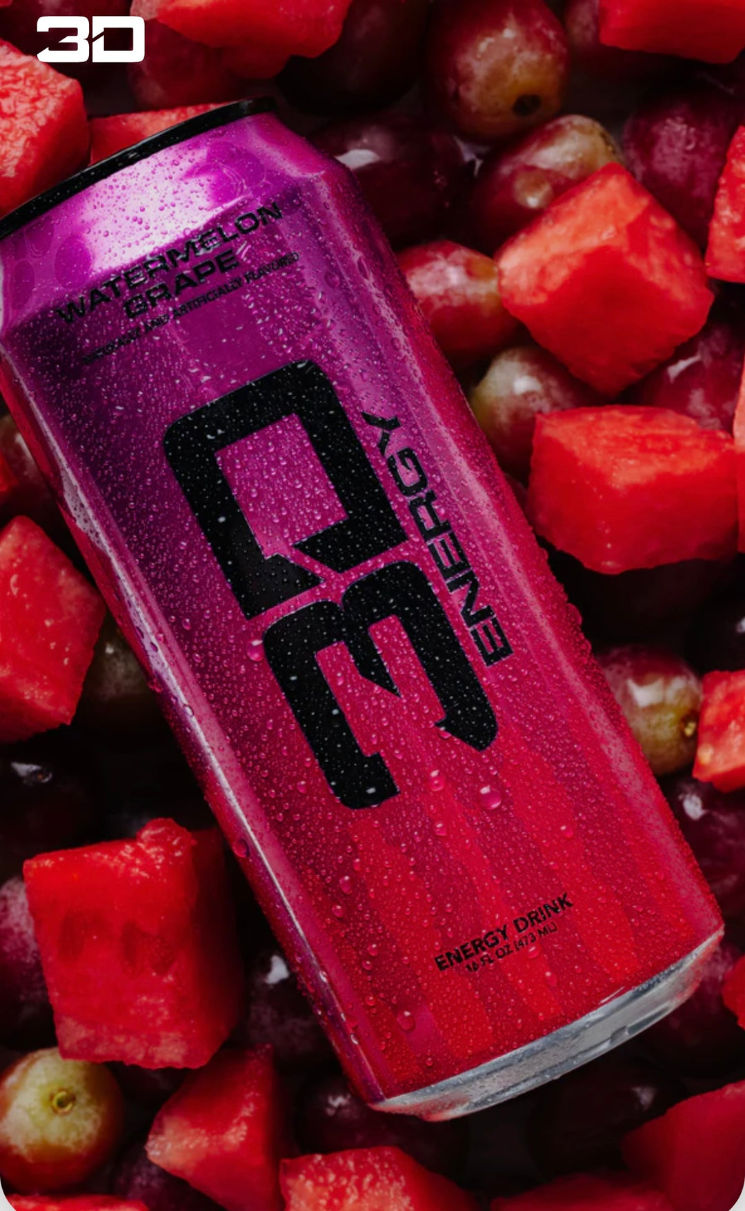 3D Energy Drinks 16oz 472ml