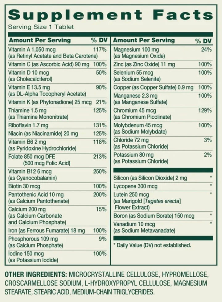Spring Valley Adult Multi 365 Tabs