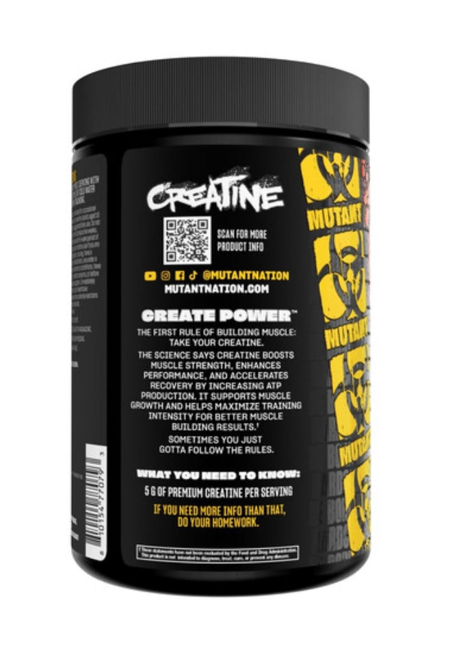 Mutant Creatine Monohydrate 5g 60 porciones