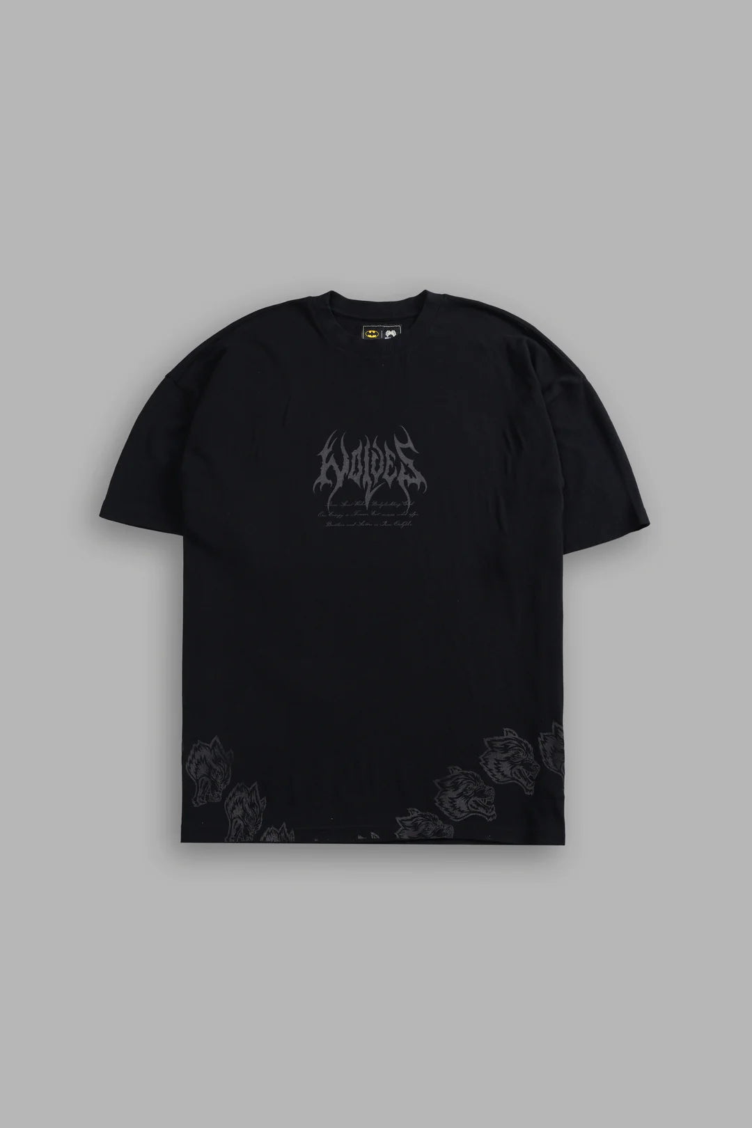 DARC JOKER "SIDE BY SIDE" SERIES PREMIUM OVERSIZED TEE IN BLACK