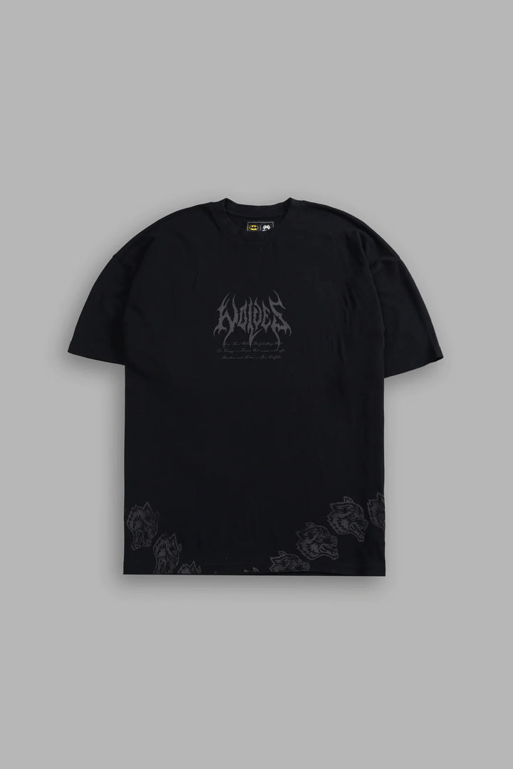 DARC JOKER "SIDE BY SIDE" SERIES PREMIUM OVERSIZED TEE IN BLACK