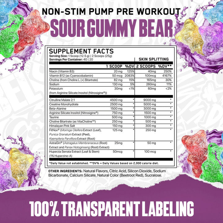 ABE Pump - Zero Stim Pre-Workout 40/20 Porciones