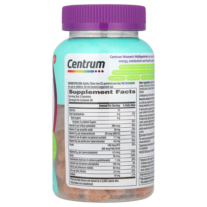 Women Multigummies 100 gomitas