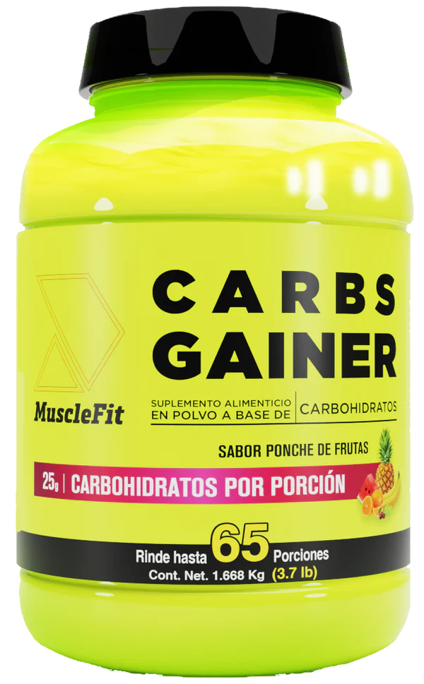 CARBS GAINER - Ganador de peso ( 3.7Lb - 65 porciones )