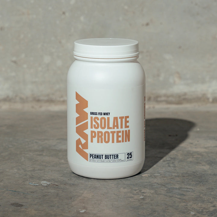 RAW Grass Fed Whey ISOLATE PROTEIN 25 porciones