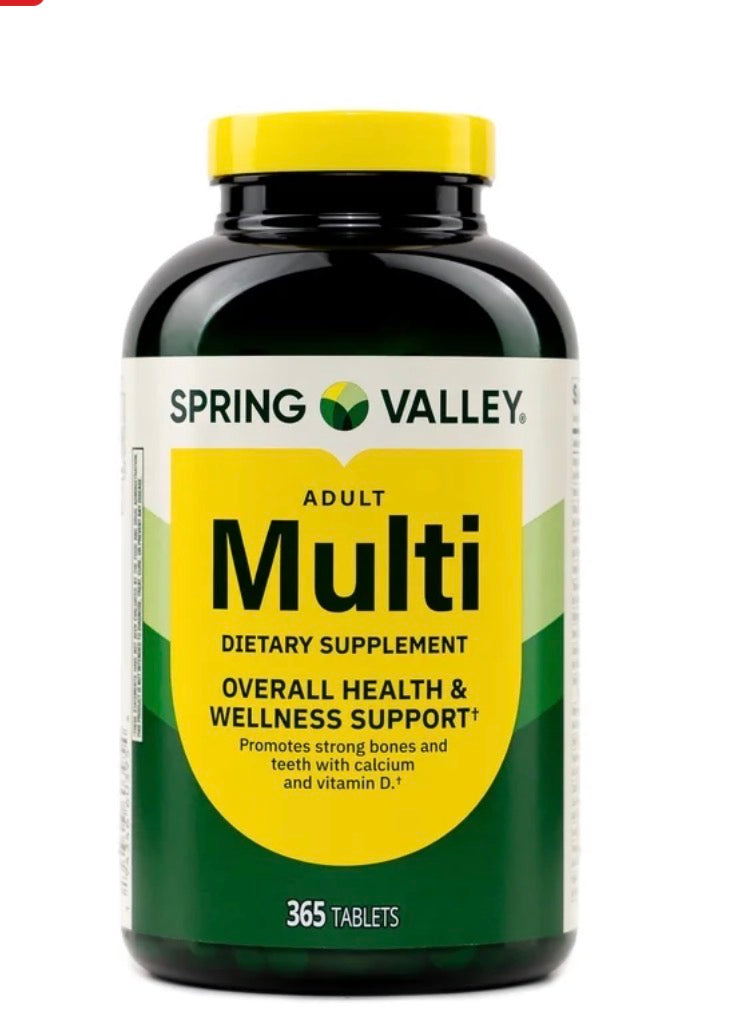Spring Valley Adult Multi 365 Tabs